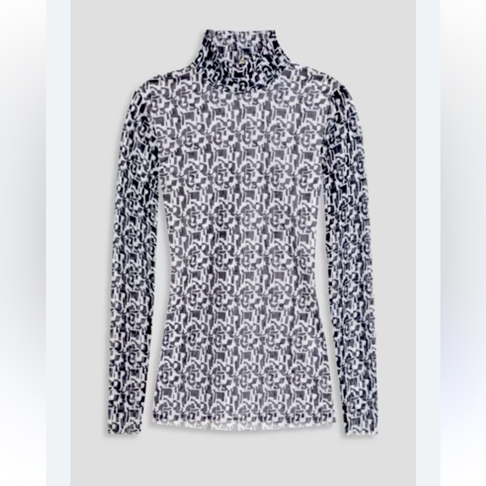 Elegant Monochrome Women's Blouse